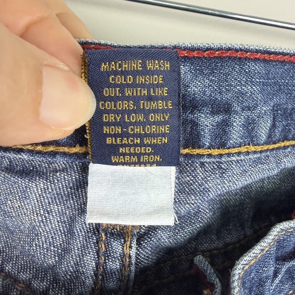 Vtg Abercrombie & Fitch 1892 Jeans Women 8R Bootcut Button Fly Distressed USA - Picture 14 of 16